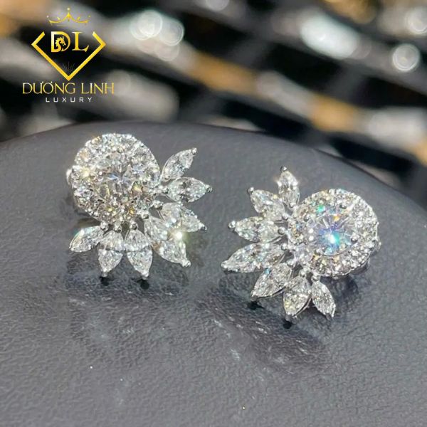 Bông Tai Kim Cương – B796